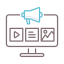 Content marketing icon 64x64