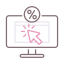 Click through rate Symbol 64x64