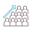 Growth chart icon 64x64