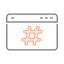 Hashtags Symbol 64x64