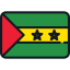 Sao tome and prince icon 64x64