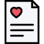 Wedding contract icon 64x64