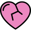 Broken heart アイコン 64x64