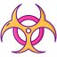 Biohazard Symbol 64x64