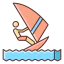Windsurfing icon 64x64