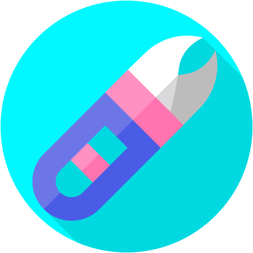Sewing scissors icon