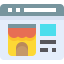 Online shopping Symbol 64x64