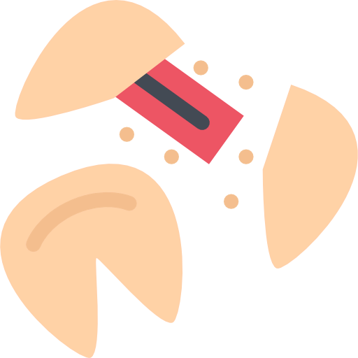 Fortune cookie icon