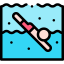 Scuba diver icon 64x64
