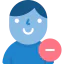 Remove user icon 64x64