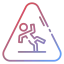 Wet floor icon 64x64