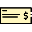Bank check icon 64x64