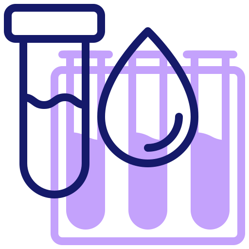 Blood sample icon