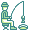 Ice fishing icon 64x64