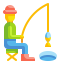 Ice fishing Symbol 64x64