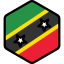 Saint kitts and nevis icon 64x64