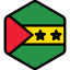Sao tome and prince icon 64x64