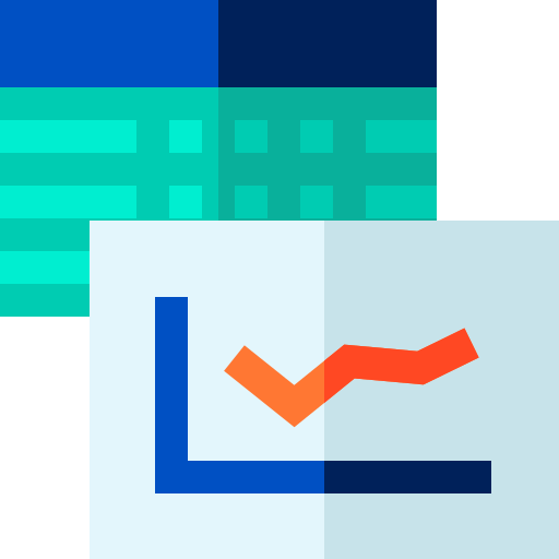 Line chart icon