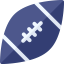 Rugby ball icon 64x64