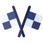 Finish line icon 64x64