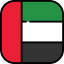 United arab emirates icon 64x64
