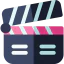 Clapperboard ícono 64x64