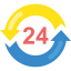 24 hours іконка 64x64