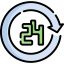 24 hours іконка 64x64