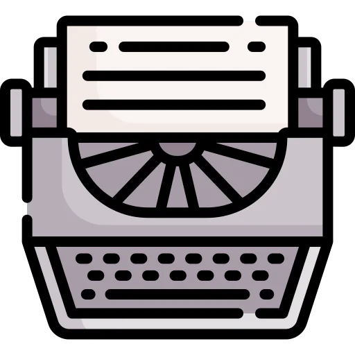 Typewriter icon
