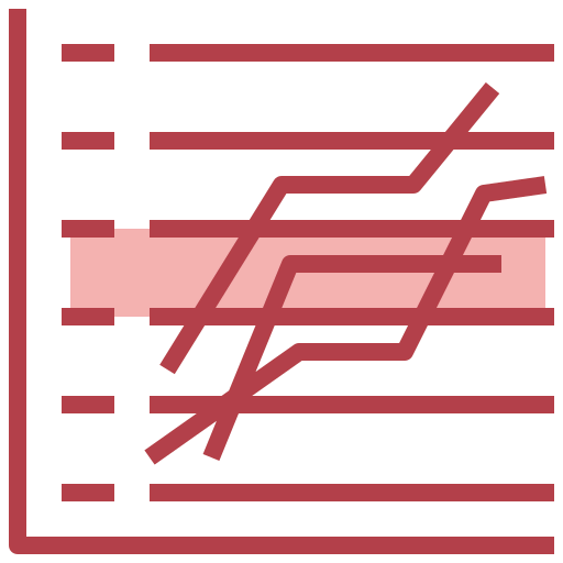 Scatter graph icon
