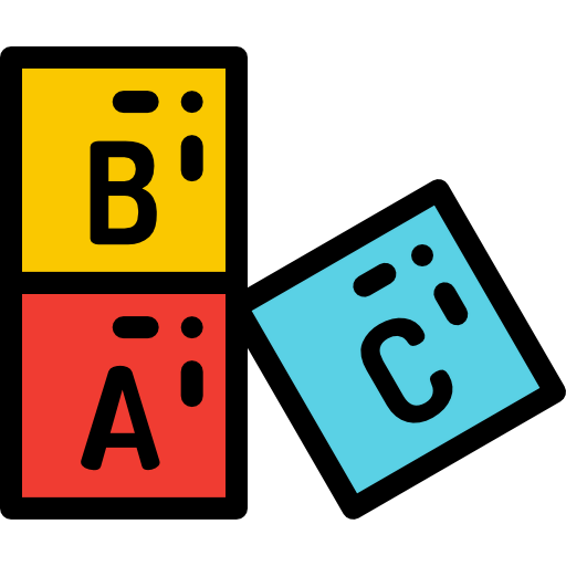 Abc block icon
