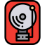 School bell icon 64x64