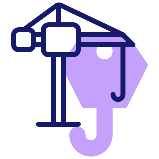 Tower crane icon
