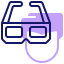3d glasses icon 64x64