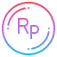 Indonesian rupiah icon 64x64