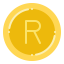 South african rand icon 64x64