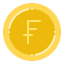 Swiss franc icon 64x64