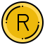 South african rand icon 64x64
