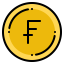 Swiss franc icon 64x64