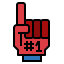 Foam hand icon 64x64