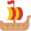 Viking ship 图标 64x64