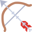 Bow and arrow ícono 64x64