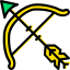 Bow and arrow ícono 64x64