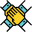Business partnership icon 64x64