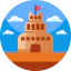Sand castle Ikona 64x64