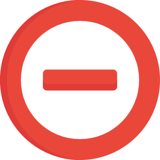 No entry icon