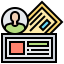 Business card icon 64x64