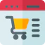 Online shopping icon 64x64