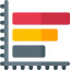 Bar chart icon 64x64