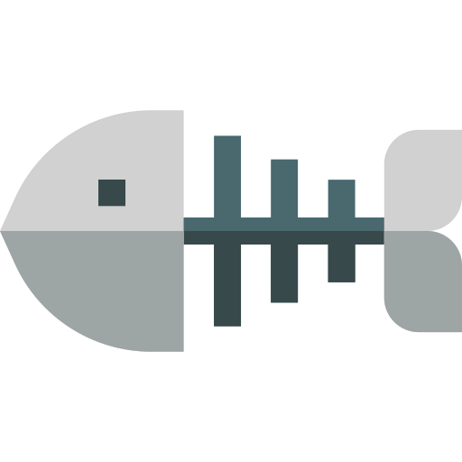 Fish bone icon